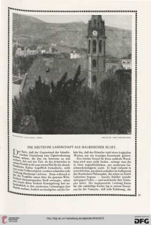 Die Deutsche Landschaft als malerisches Sujet, [1]