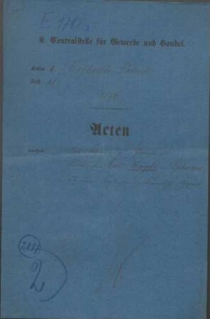 Patent des Fabrikanten Carl Hägele in Esslingen auf einen Kohlensäure-Feuerlösch-Apparat