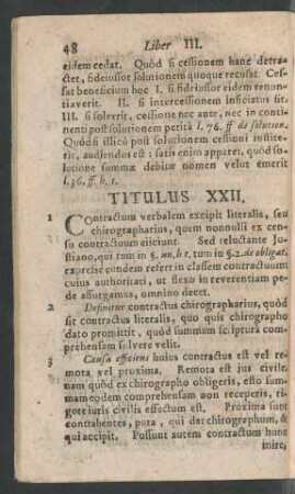 Titulus XXII.
