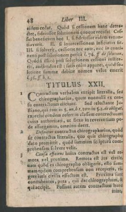 Titulus XXII.