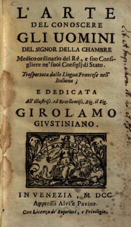 L' Arte Del Conoscere Gli Uomini : Trasportata dalla Lingua Francese nell'Italiana ...