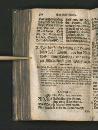 X. Von der Auferstehung und Himmelfahrt JEsu Christi ... .