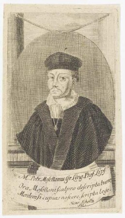 Bildnis des Petr. Mosellanus