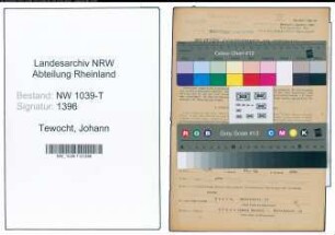 Entnazifizierung Johann Tewocht , geb. 20.04.1902 (Chemiearbeiter)