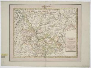 Karte von dem Rheinischen Kurfürstenkreis, 1:800 000, Kupferstich, 1692
