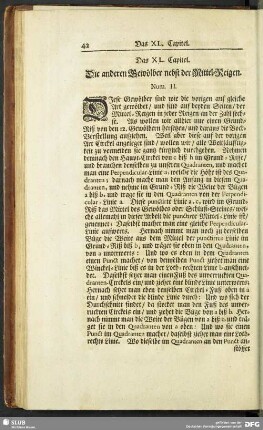Das XL. Capitel. Die anderen Gewölber nebst der Mittel-Reigen. Num. II.