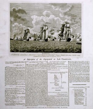 WHK 28 Nordamerikanische Kriege von 1775-1782: Seeschlacht auf dem Lake Champlain am 11. Oktober 1776