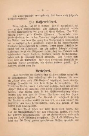 Die Kaffeerösterei