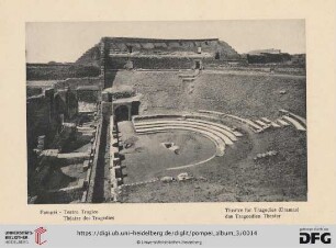 Pompei - Teatro Tragico - Théatre des Tragédies - Theatre for Tragedies (Dramas) - das Tragoedien Theater