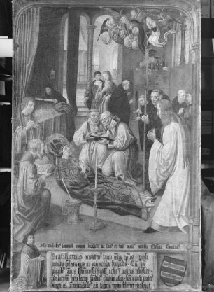 4. Bild: Tod des Heiligen Martin, Bischof von Tours