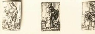 Johannes und Philippus : Apostelserie. Johannes und Philippus. Kupferstich (1545; S. Beham). Dresden: Kupferstich-Kabinett