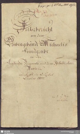 Fahrbericht von dem Grubengebäude Michaelis Fundgrube in der Freyberger Bergamts und deren Hohebirckner Revier - 17.6414 4.