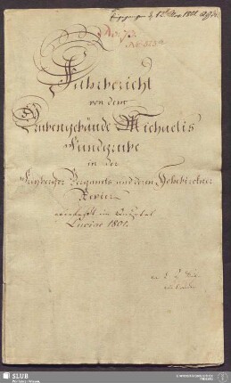 Fahrbericht von dem Grubengebäude Michaelis Fundgrube in der Freyberger Bergamts und deren Hohebirckner Revier - 17.6414 4.