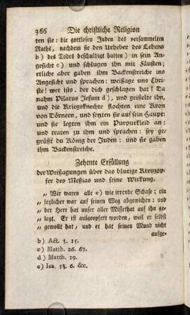 366-379, Zehente Erfüllung. - Elfte Erfüllung.