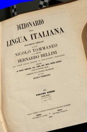 Dizionario della lingua italiana : Nouvamente comp. Con oltre 100000 giunte ai precedenti dizionarii. 3,1., (M - O)