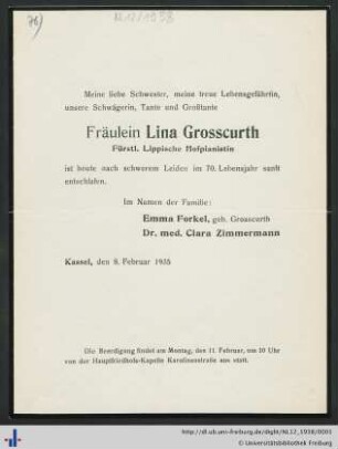 Nachlass L. Schemann (NL 12/1938)