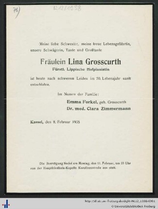 Nachlass L. Schemann (NL 12/1938)