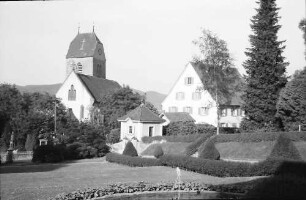 Bodman: Kirche vom Schlosspark