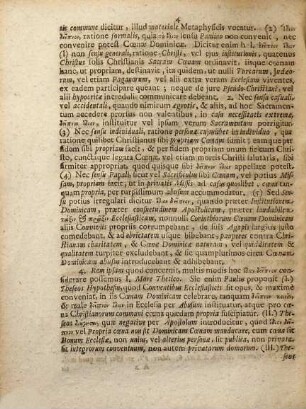 Disputatio Theologica Deipnon Corinthiorum idion, hoc est Propriam & Privatam Corinthiorum nonnullorum Coenam, Ex I. Cor. XI. 20.21.22. breviter exponens
