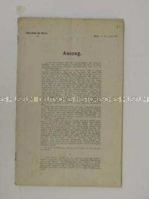 Abhandlung des Admiralstabes der Marine über den U-Boot-Krieg (Fragment)