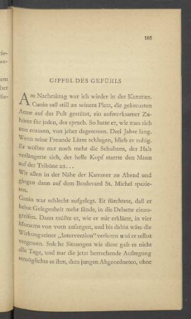 Gipfel Des Gefühls