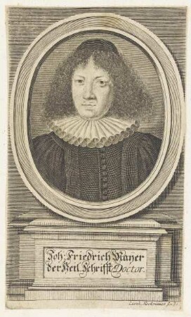 Bildnis des Joh: Friedrich Mayer