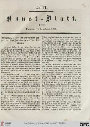 Nr. 11-20 (9. Februar – 10. März 1836)