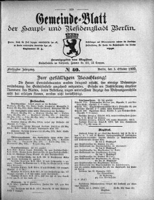 1909,40: No. 40, 3. Oktober 1909