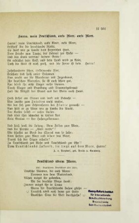 Hurra, mein Deutschland, aufs Meer, aufs Meer