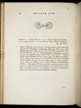 Drusus. Iun. [ ... mit Abbildungsbeschreibung].