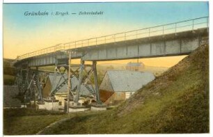 Grünhain. Bahnviadukt