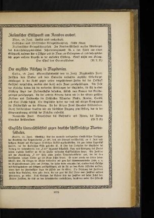Englische Unmenschlichkeit gegen deutsche schiffbrüchige Marinesoldaten.