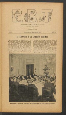 El banquete á la Comisión arbitral