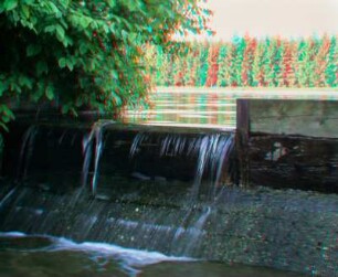 Wasserläufe Freiberg: Berthelsdorfer Hüttenteich, Überlauf