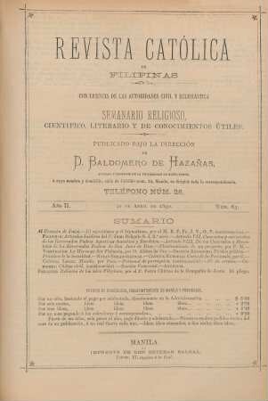 Ano II. 20 de Abril de 1890, Núm. 63