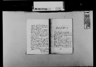 Schreiben von Josef Haas, Neuhausen, an August Lamey: Stellenbesetzung an der Hohen Bürgerschule in Karlsruhe.