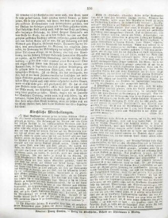 556 Kirchliche Mittheilungen