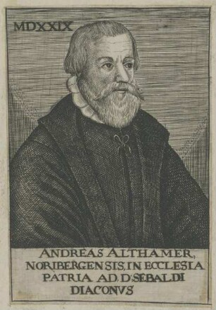 Bildnis des Andreas Althamer