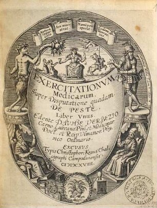 Exercitationum medicarum super disputatione quadam de peste liber unus
