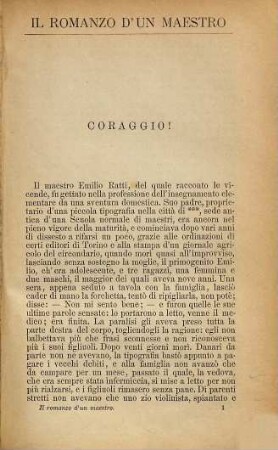 Il Romanzo d‛un Maestro