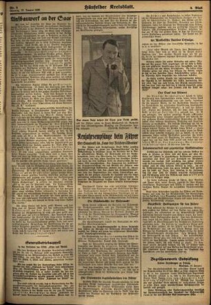 Zweite Ausgabe vom Montag, den 13. Januar 1936.