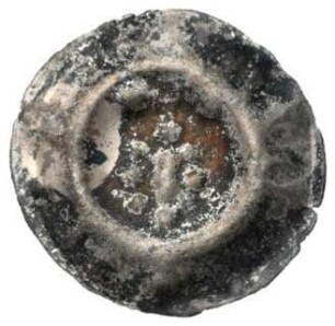 Fundmünze, Hohlpfennig, um 1450