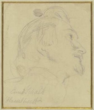 Kopf des Malers Ernst Schalck