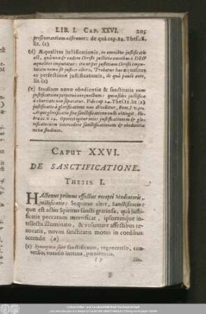 Caput XXVI. De Sanctificatione.
