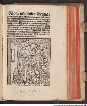 Doctrinale : P. 1-4. P. 1-2 mit Glossa notabilis von Gerardus de Zutphania und P. 2 mit Vorrede "Quam pulchra tabernacula ..." ; P. 3-4 mit Kommentar von Ludovicus de Guaschis. 2