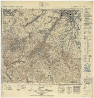 Section Zittau (Süd) aus: Topographische Karte (Meßtischblätter) Sachsen