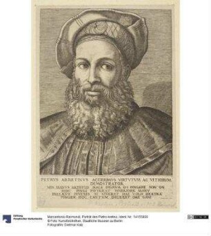 Porträt des Pietro Aretino