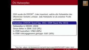 Datenqualität von OSM in der Schweiz