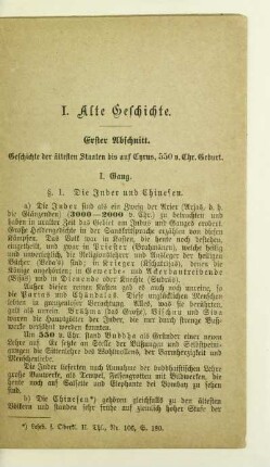 I. Alte Geschichte