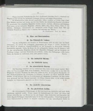 18. Das chemische Laboratorium.